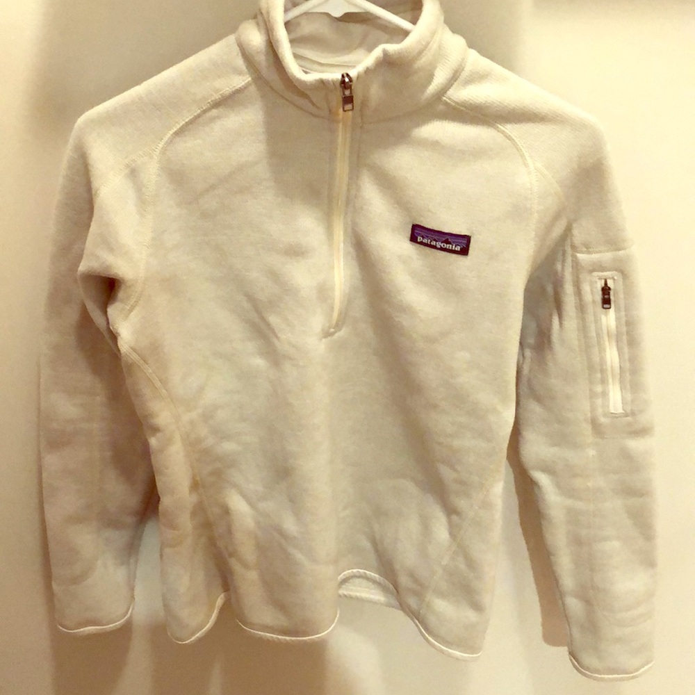 Patagonia cream sweater